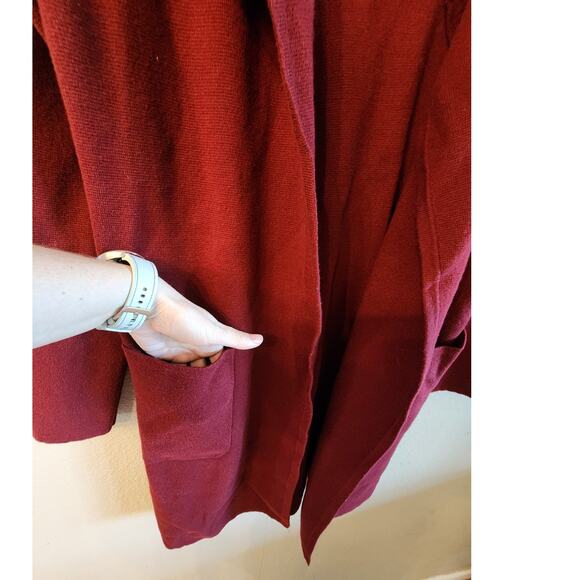 J. Crew 365 Open Front Cardigan Merino Wool Blend Sweater SZ S Women's - Picture 6 of 9